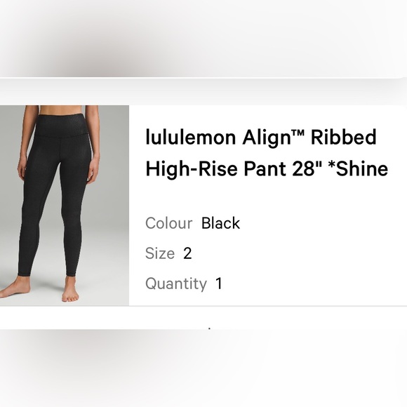 Lululemon Align Ribbed Leggings - Picture 8 of 10